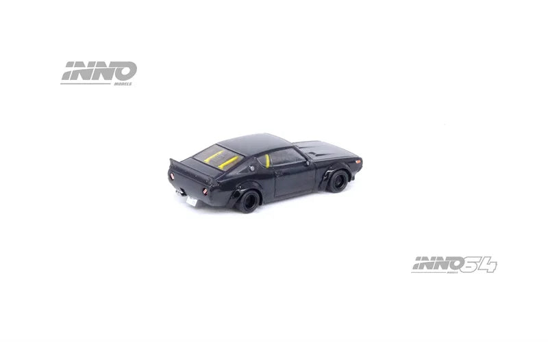INNO 1:64 SKYLINE 2000 GT-R (KPGC110) KENMERI Black Diecast Model Car