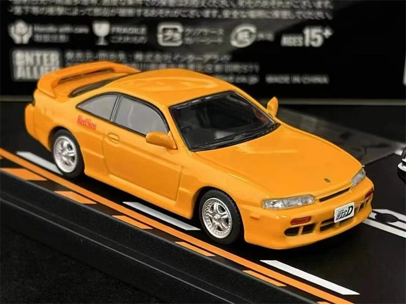 Modeler's 1:64 Vol.19 Initial D set AE86 White + S14 Yellow Diecast Model Car