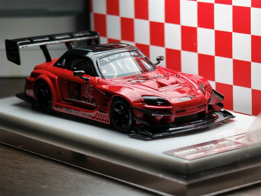 Model Idea x Top Fuel 1:64 S2000 AP1 Type-RR Racing Resin Model Car