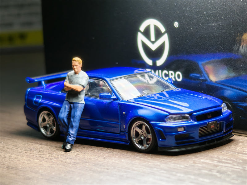 TIME MICRO 1:64 GTR R34 Fast & Furious Diecast Model Car