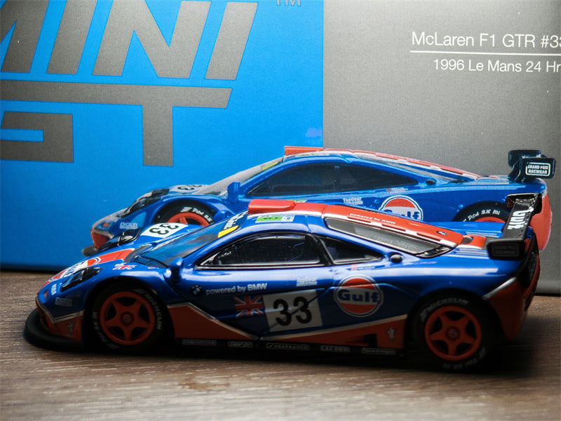 MINI GT 1:64 McLaren F1 GTR #33 1996 Le Mans 24Hr LHD Diecast Model Car