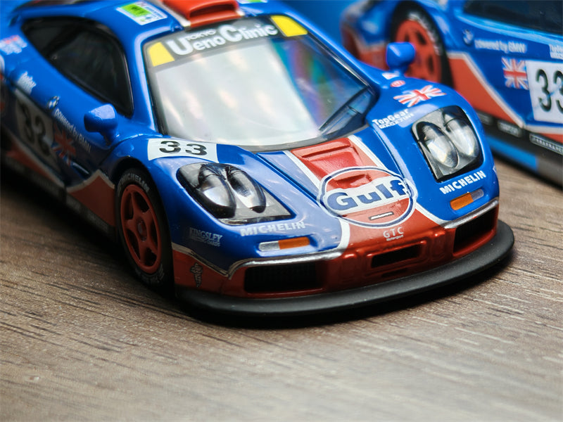 MINI GT 1:64 McLaren F1 GTR #33 1996 Le Mans 24Hr LHD Diecast Model Car