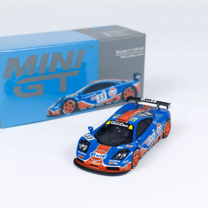 MINI GT 1:64 McLaren F1 GTR #33 1996 Le Mans 24Hr LHD Diecast Model Car