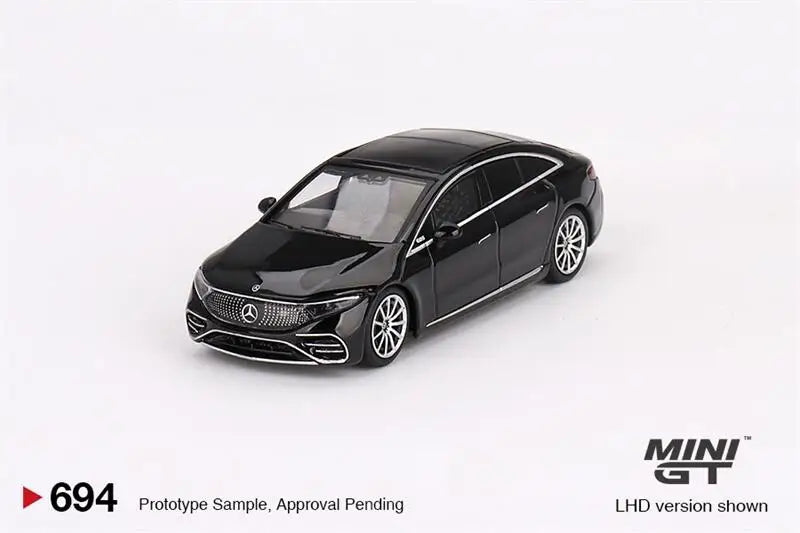 **Pre-Order** MINI GT 1:64 MB EQS 580 4MATIC Black Diecast Model Car