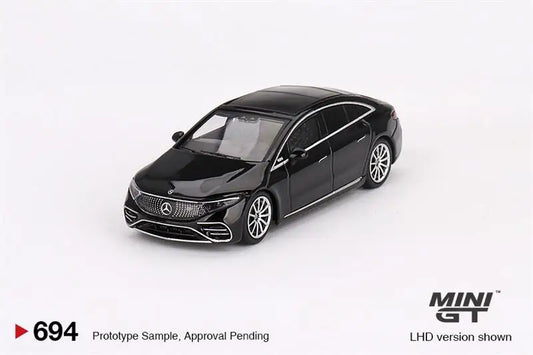 **Pre-Order** MINI GT 1:64 MB EQS 580 4MATIC Black Diecast Model Car