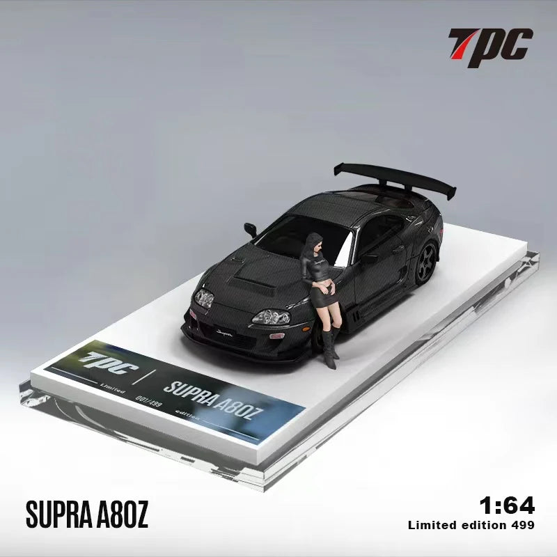 **Pre-order** TPC 1:64 Supra A80 Z full carbon fiber limited499 Diecast Model Car