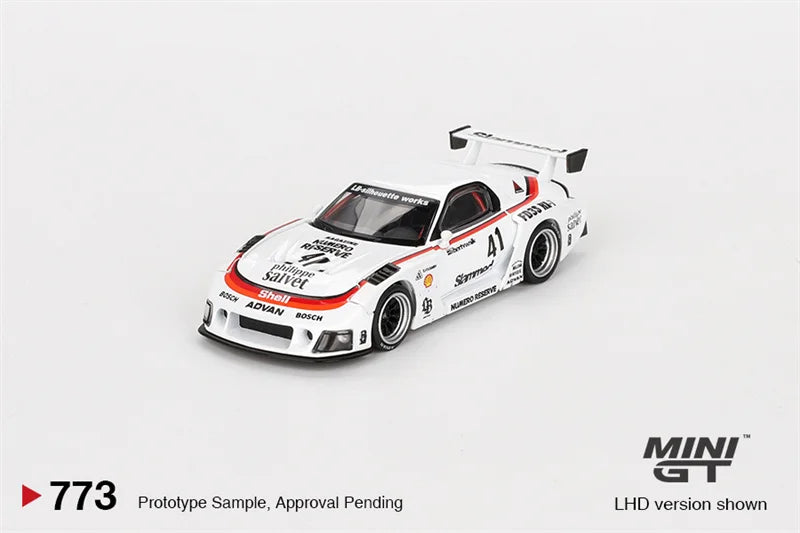 MINI GT 1:64 LBWK LB-WORKS ABARTH 595 35GT-RR KUMA ER34 Countach S15 RX-7 Diecast Model Car