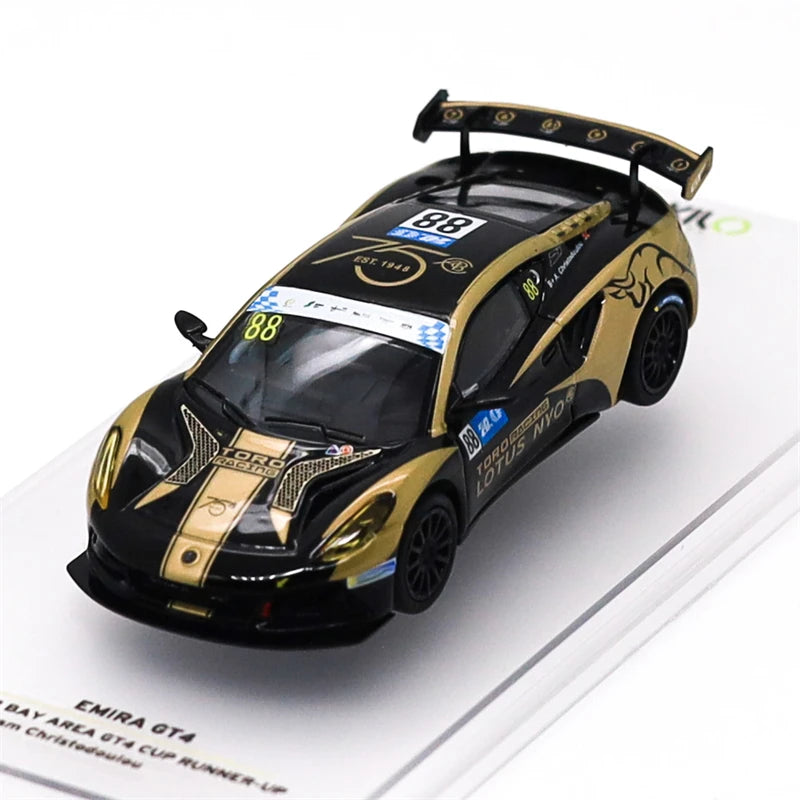 KILO 1:64 Adam Christodoulou 2023 EMIRA GT4 Macau TEAM TORO NO.88 Die-Cast Car Model Miniature Gifts
