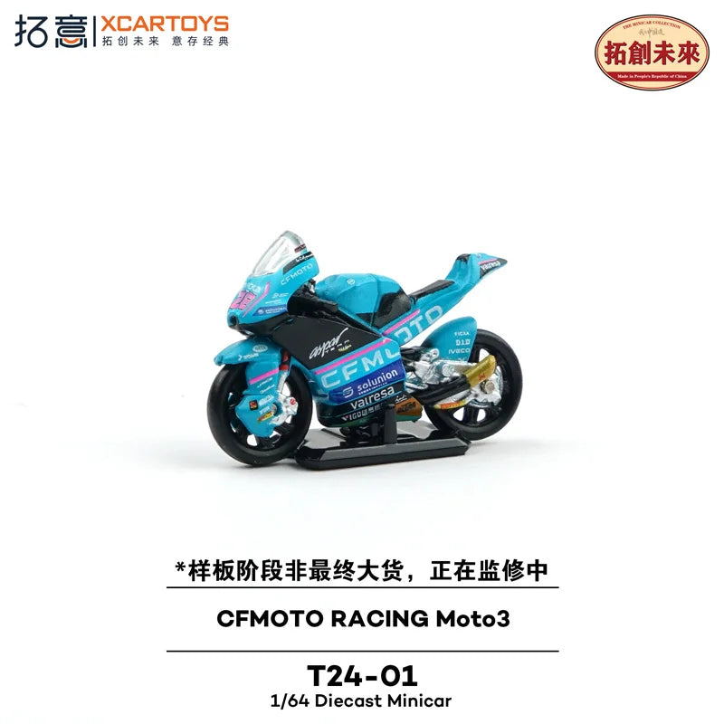 Xcartoys 1:64 CFMOTO RACING Moto3 set Diecast Model Car