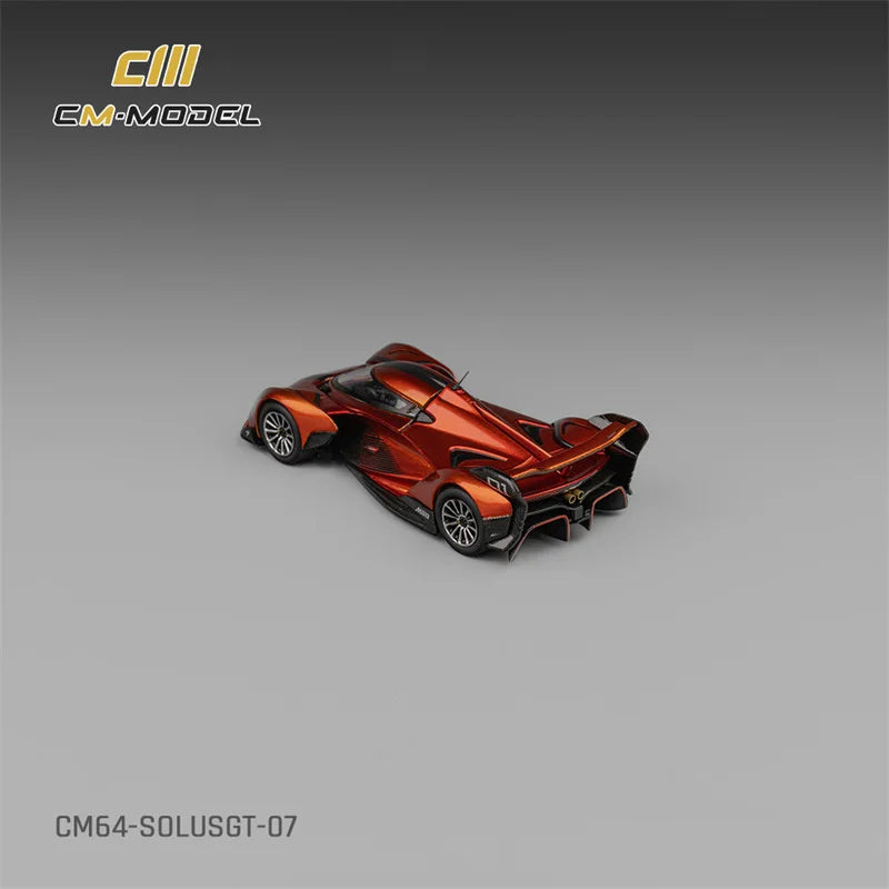 **Pre-Order** CM MODEL 1:64 SolusGT Metallic orange Diecast Model Car