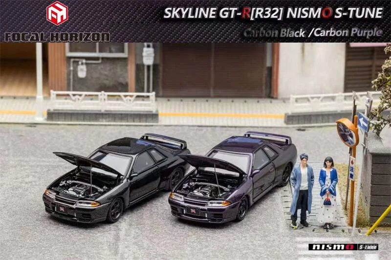 Focal Horizon FH 1:64 Skyline GT-R R32 Nismo S-Tune Full Carbon limited999 Diecast Model Car