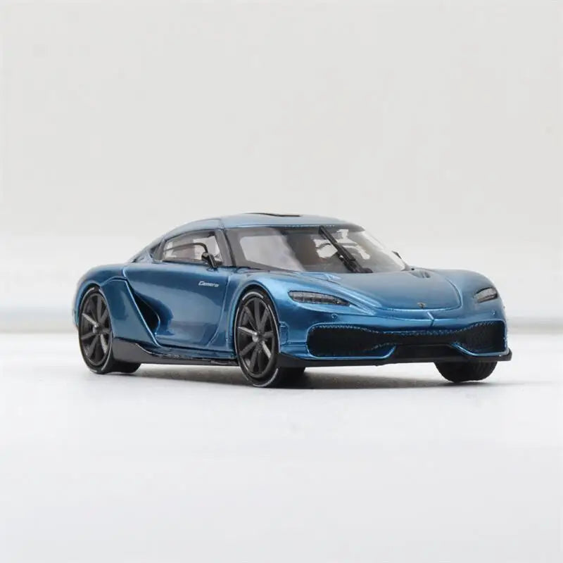 BSC 1:64 Gemera Grey White Transparent Blue Ice Blue Black Silver Die-Cast Car Model Collection Miniature