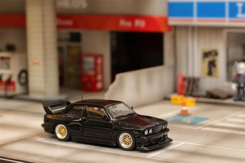 SW 1:64 RWB 993 Matte black Apple /E30 M3 LTO Diecast Model Car