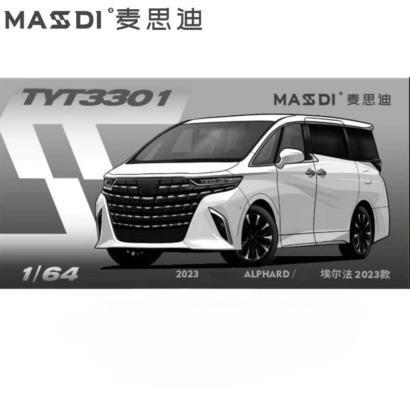 MASDI 1:64 Odyssey / Alphard Diecast Model Car