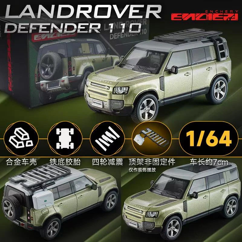 ENCHERY 1:64 LandRover Defender 110 / Range Rover Diecast Model Car
