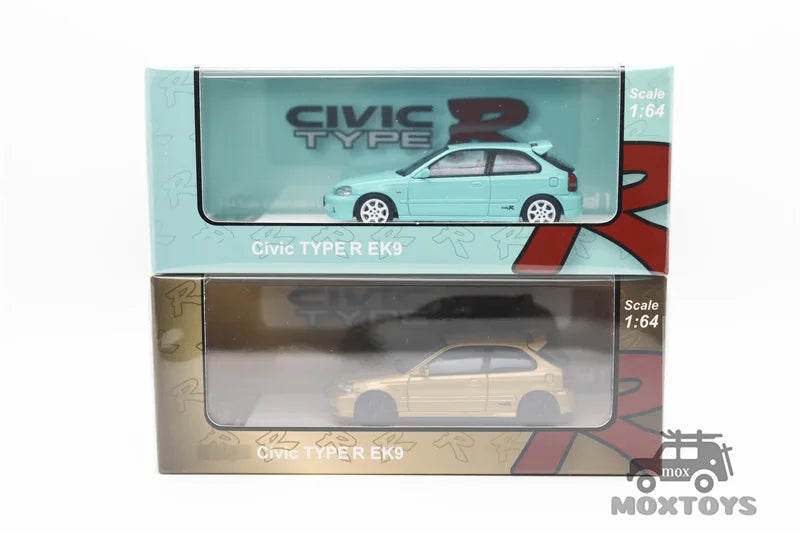 Model One 1:64 Civic Type-R EK9 limited999 Diecast Model Car