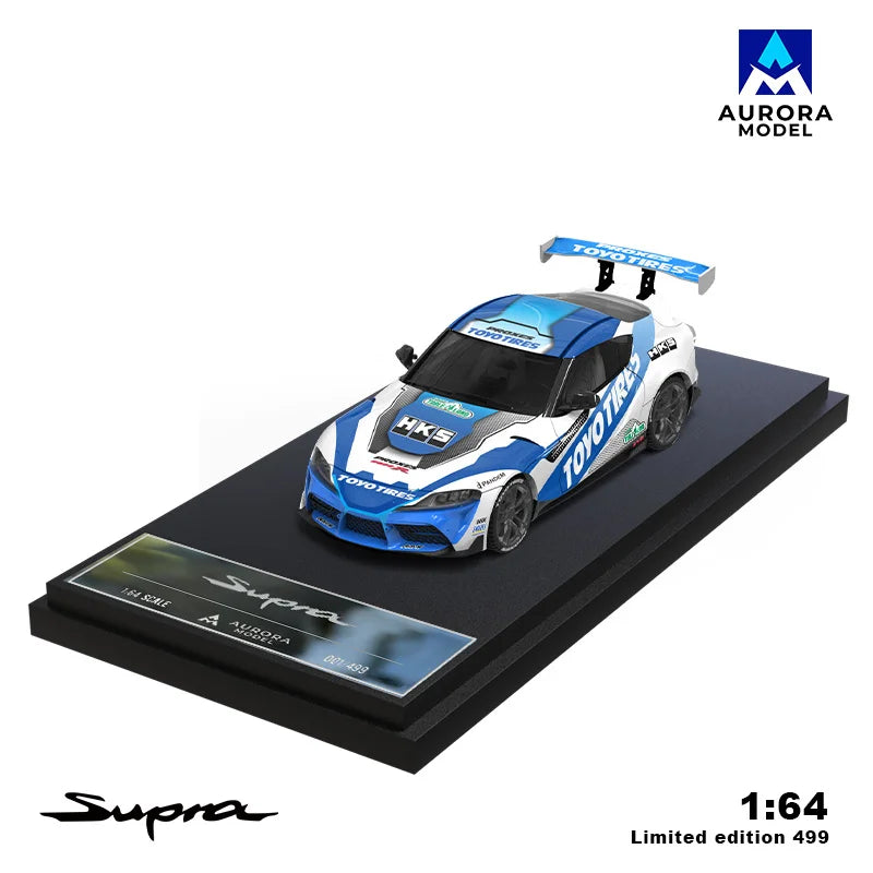 Aurora Model 1:64 Supra A90 Die-Cast Car Model Collection Miniature
