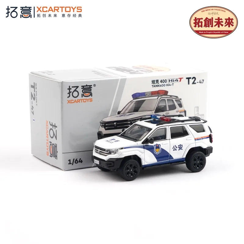 Xcartoys 1:64 Tank400 Police Diecast Model Car