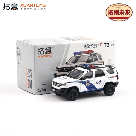 Xcartoys 1:64 Tank400 Police Diecast Model Car