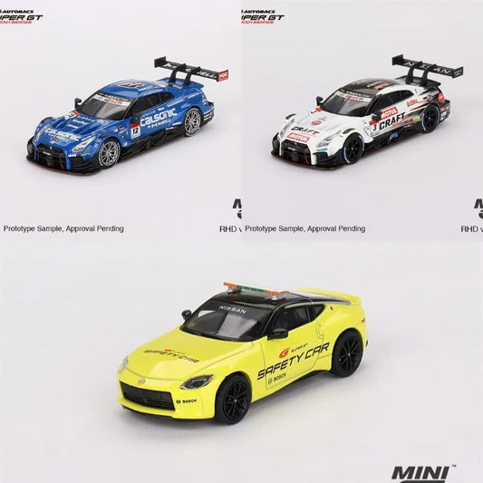 MINI GT 1:64 Nissan Z Performance 2023 SUPER GT 2022 / GT-R Nismo GT500 LHD Diecast Model Car