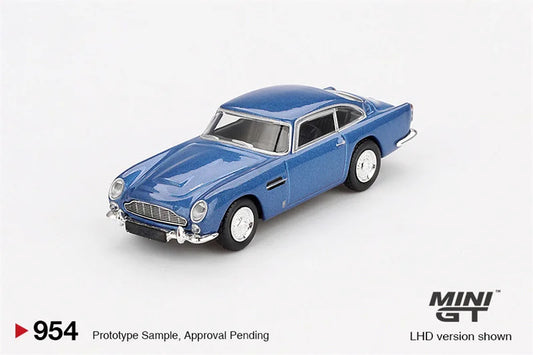 MINI GT 1:64  DB5 Sierra Blue LHD Diecast Model Car