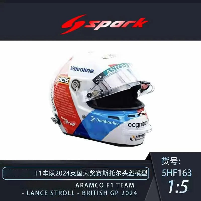 Spark 1:5 AM Aramco F1 Team - British GP 2024 helmet Model