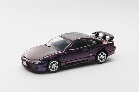 Shadow 1:64 Silvia S15 Midnight Purple Die-Cast Car Model Miniature Gifts