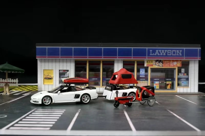 MLGB model 1:64 NSX TRA White Diecast Model Car