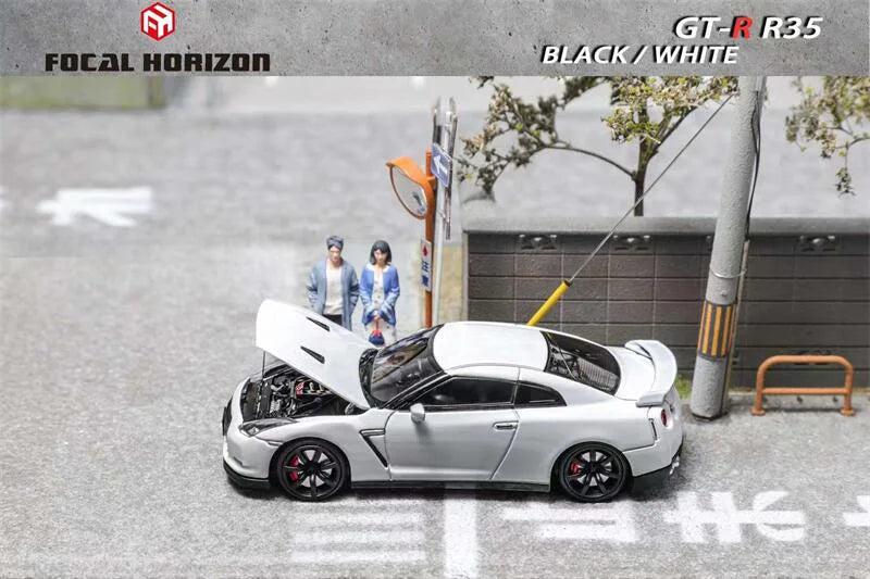 Focal Horizon FH 1:64 Skyline GT-R R35 limited699 Diecast Model Car