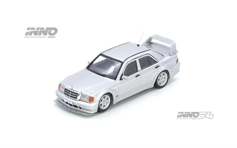 INNO 1:64 S2000 J‘S RACING (AP1) MAOU TOP SECRET SILVIA (S15) PANDEM R33 190E Silver Diecast Model Car