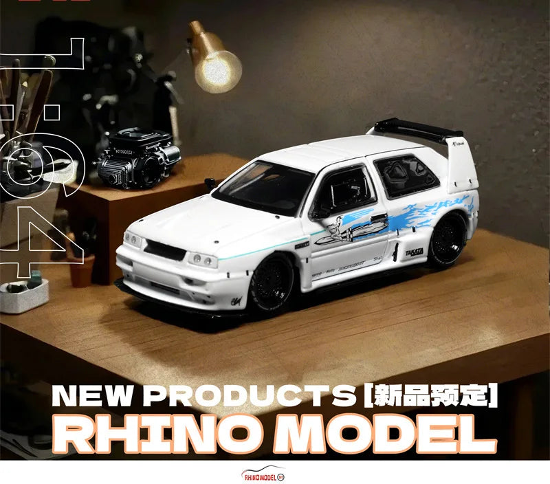 Rhino Model RM 1:64 Golf Mk3 white Diecast Model Car