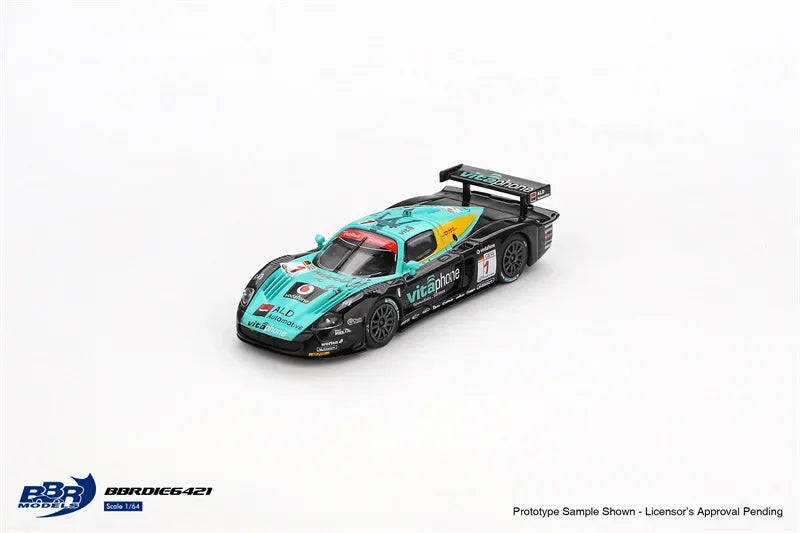 PreSale BBR 1:64 MC12 Competizione #1 Vitaphone Racing 2008 Sap 24 Hr Collection Miniature DieCast Model Car
