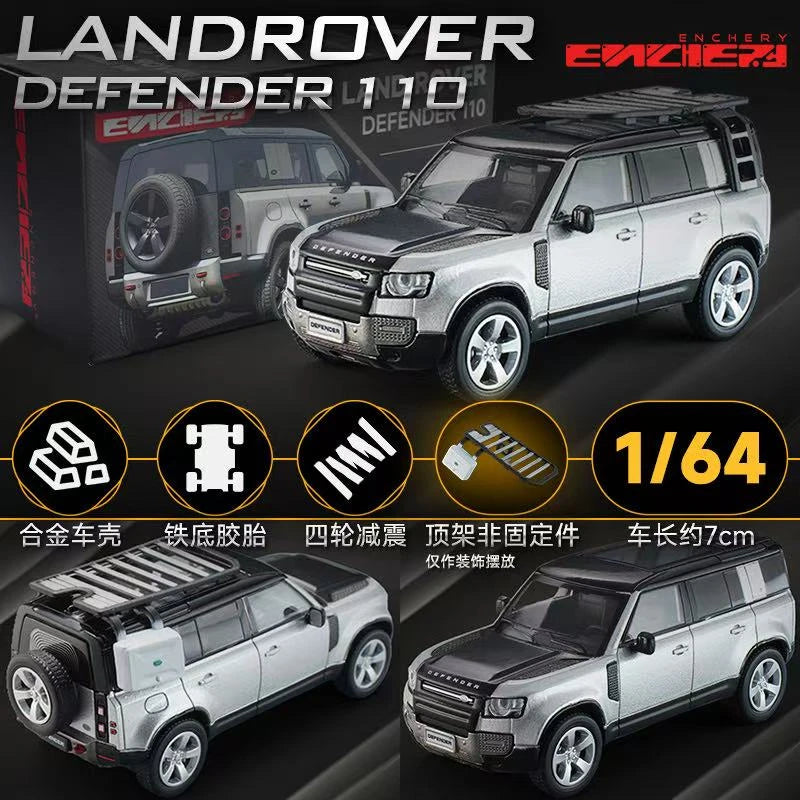ENCHERY 1:64 LandRover Defender 110 / Range Rover Diecast Model Car