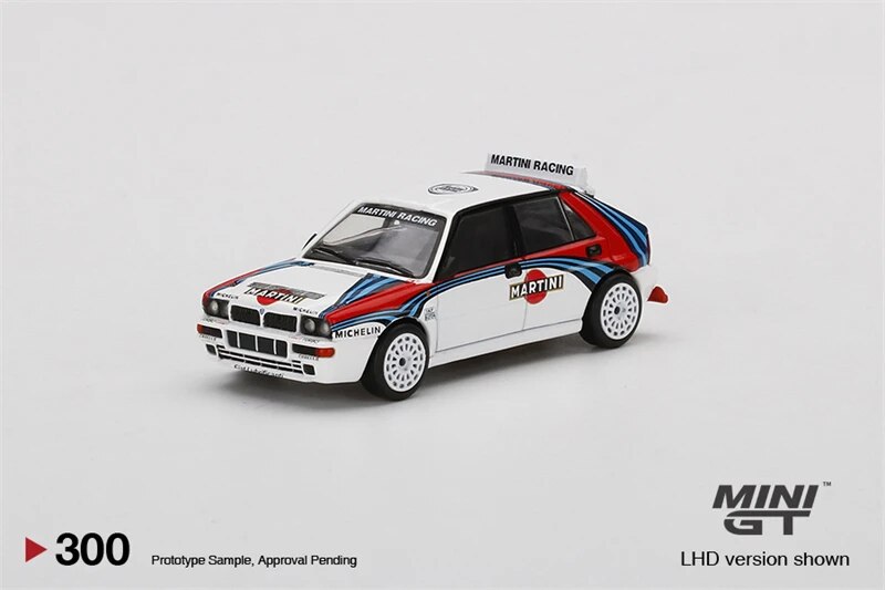 Tarmac work MINI GT GCD 1:64 Lancia Stratos Delta HF Integrale 037 Rally Transport Vehicle Figurine Model Car