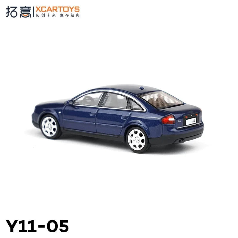 Xcartoys 1:64 second generation A6 Dark Blue Diecast Model Car