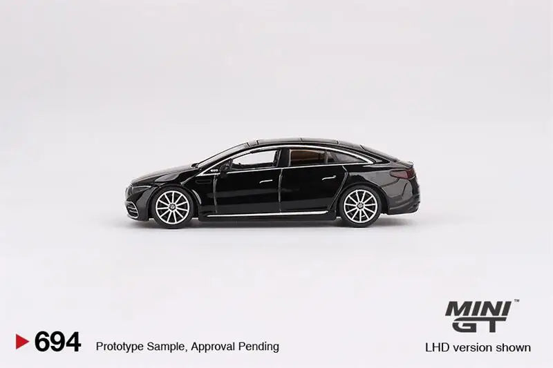 **Pre-Order** MINI GT 1:64 MB EQS 580 4MATIC Black Diecast Model Car