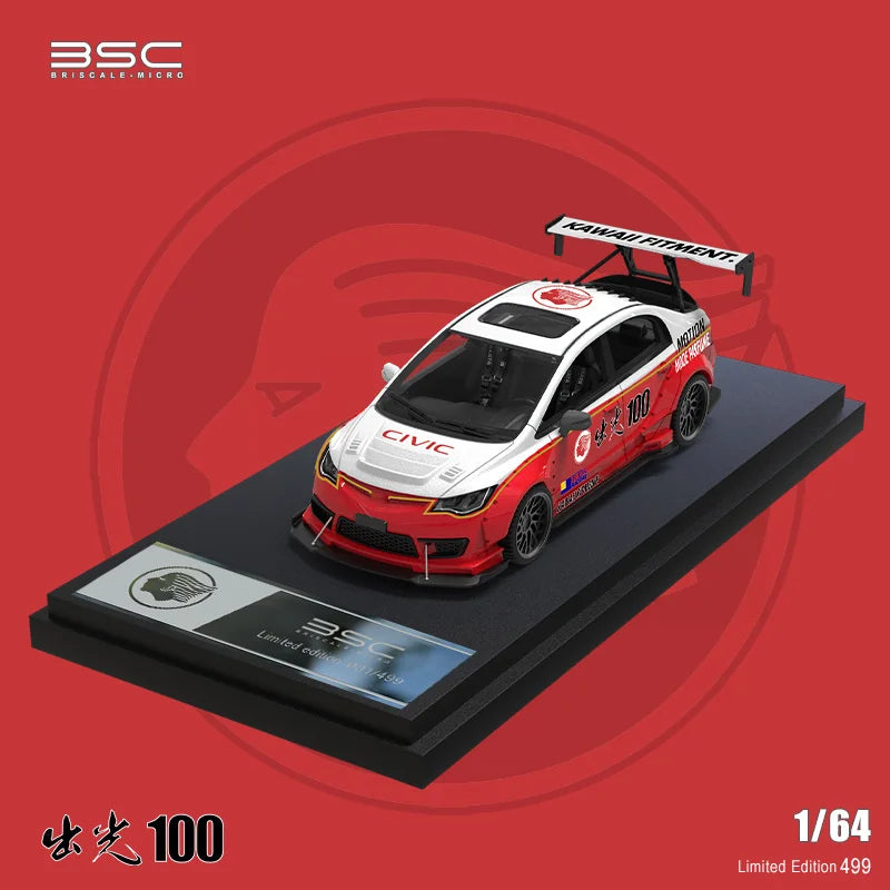 BSC 1:64 T1 FD2 R Idemitsu 100 Diecast Model Car