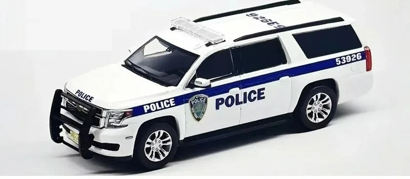 PGMD & GOC 1:64 Suburban Police New Jersey CoolcarShow Exclusive Die-Cast Car Model Miniature Gifts