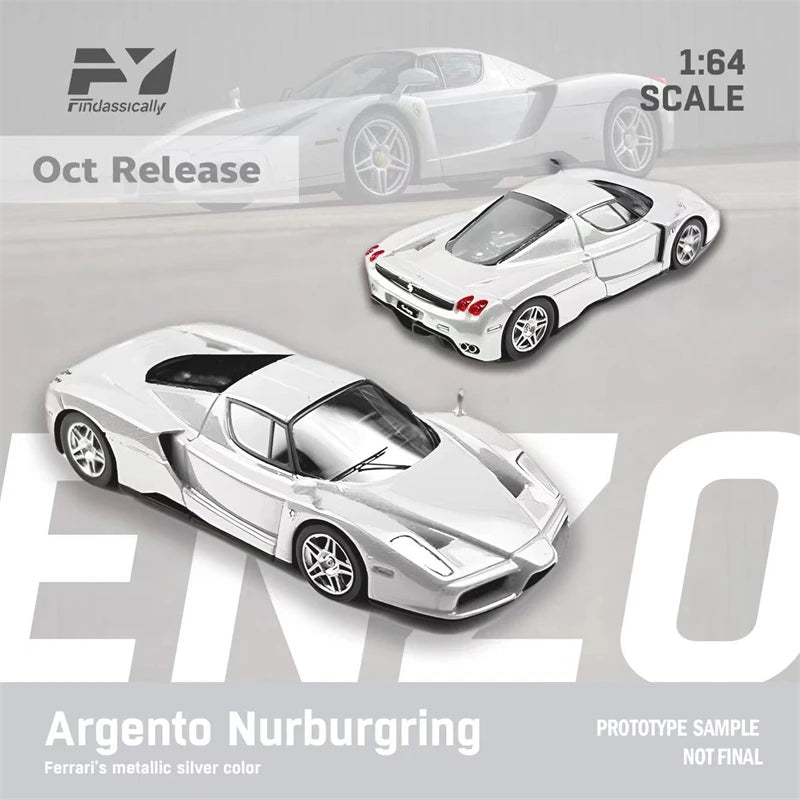 **Pre-Order** Findclassically FY 1:64 Enzo white limited500 Diecast Model Car