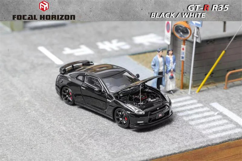 Focal Horizon FH 1:64 Skyline GT-R R35 limited699 Diecast Model Car