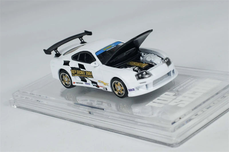 BMC 1:64 Supra X Top Secret (JZA80) 2025 HEC White Diecast Model Car