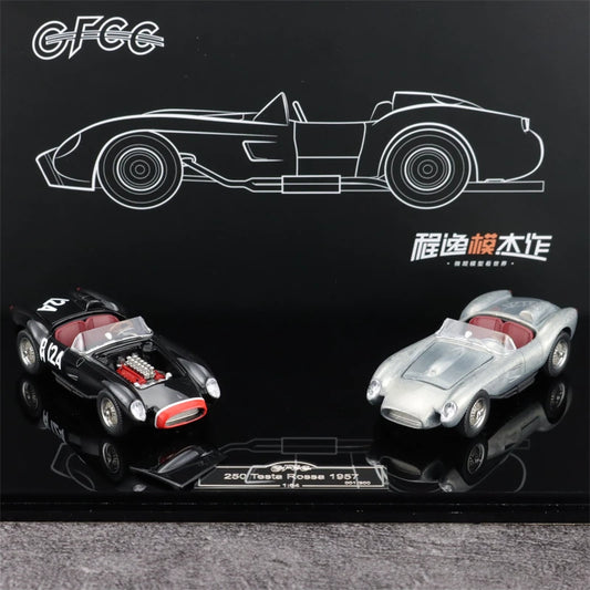 GFCC 1:64 250 Rossa  black silver two cars set APA xpo 2025 Limited300 Diecast Model Car
