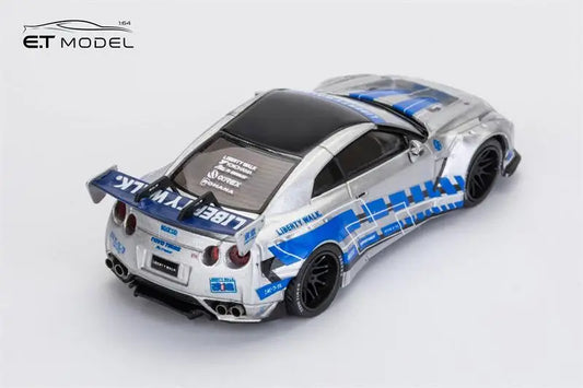 ET Model x Model Collect 1:64 LB Widebody R35 FNF Die-Cast Car Model Miniature Gifts