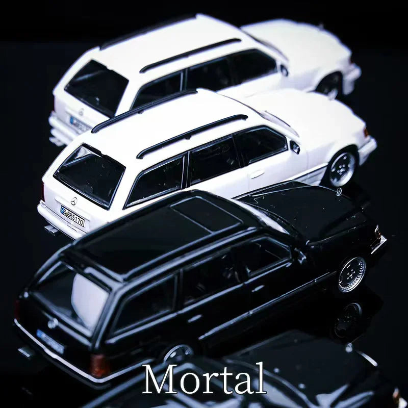 Mortal 1:64 MB S124 / Lowride with BBS wheels Diecast Model Car