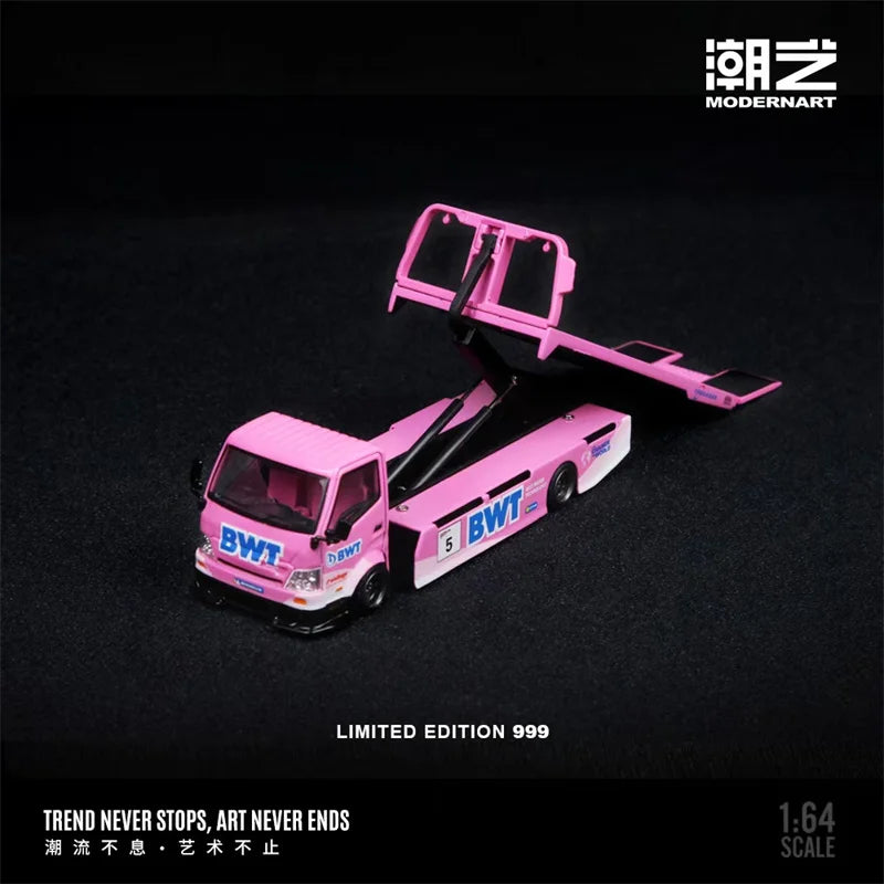 Time Micro ModernArt 1:64 H300 Flatbed trailer BTW Diecast Model Car