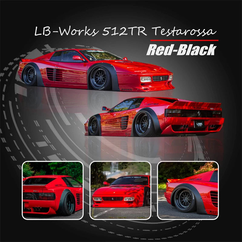 **Pre-order** Star Model 1:64 LBWK LB-Works 512TR Testarossa Limited999 Diecast Model Car