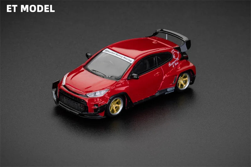 ET Model x Fuji 1:64 GR Yaris Pandem Rocket Bunny wide body Hot hatch limited499 Diecast Model Car