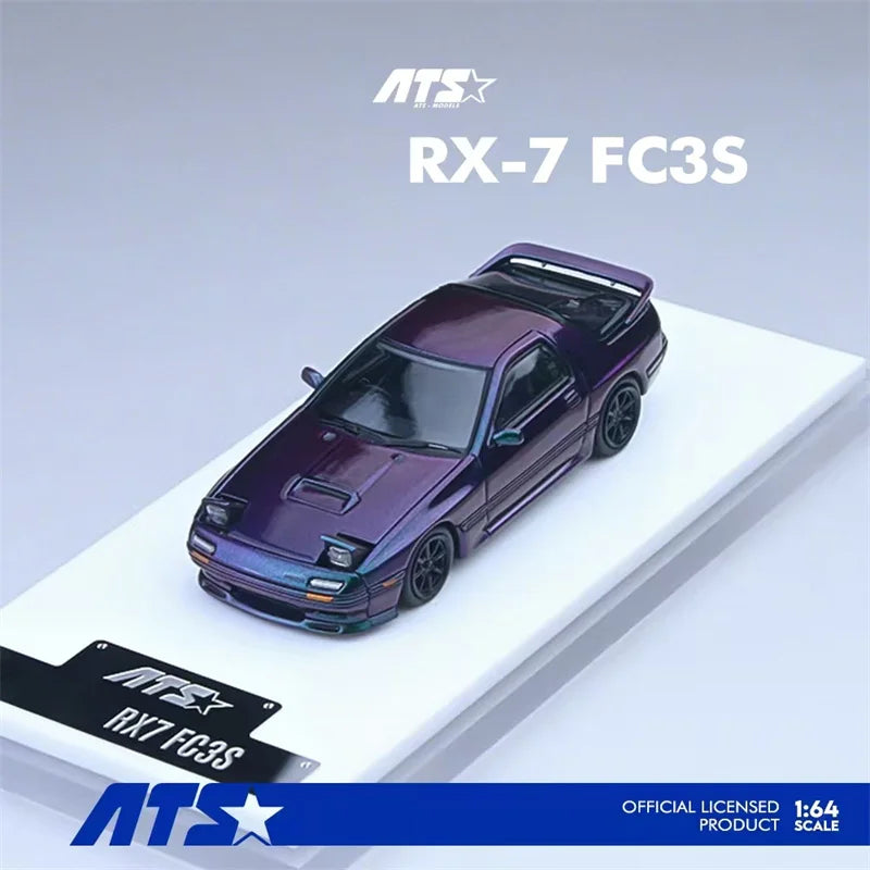 ATS 1:64 FC3S RX7 Mk2 MagicPurple Diecast Model Car