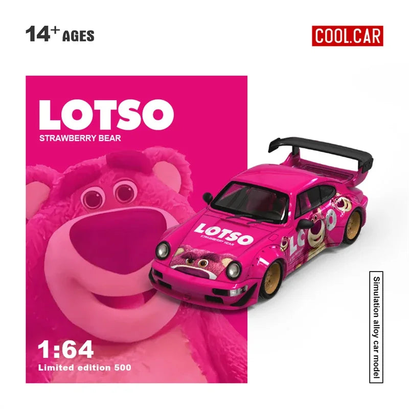 [PreSale] Time Micro CoolCar 1:64 RWB 964 bear Diecast Model Car