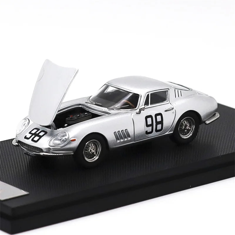 GFCC 1:64 275 Red / silver#98 Race Diecast Model Car